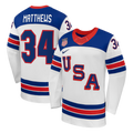 Auston Matthews USA 2026 Olympic Away Jersey - White product image 1