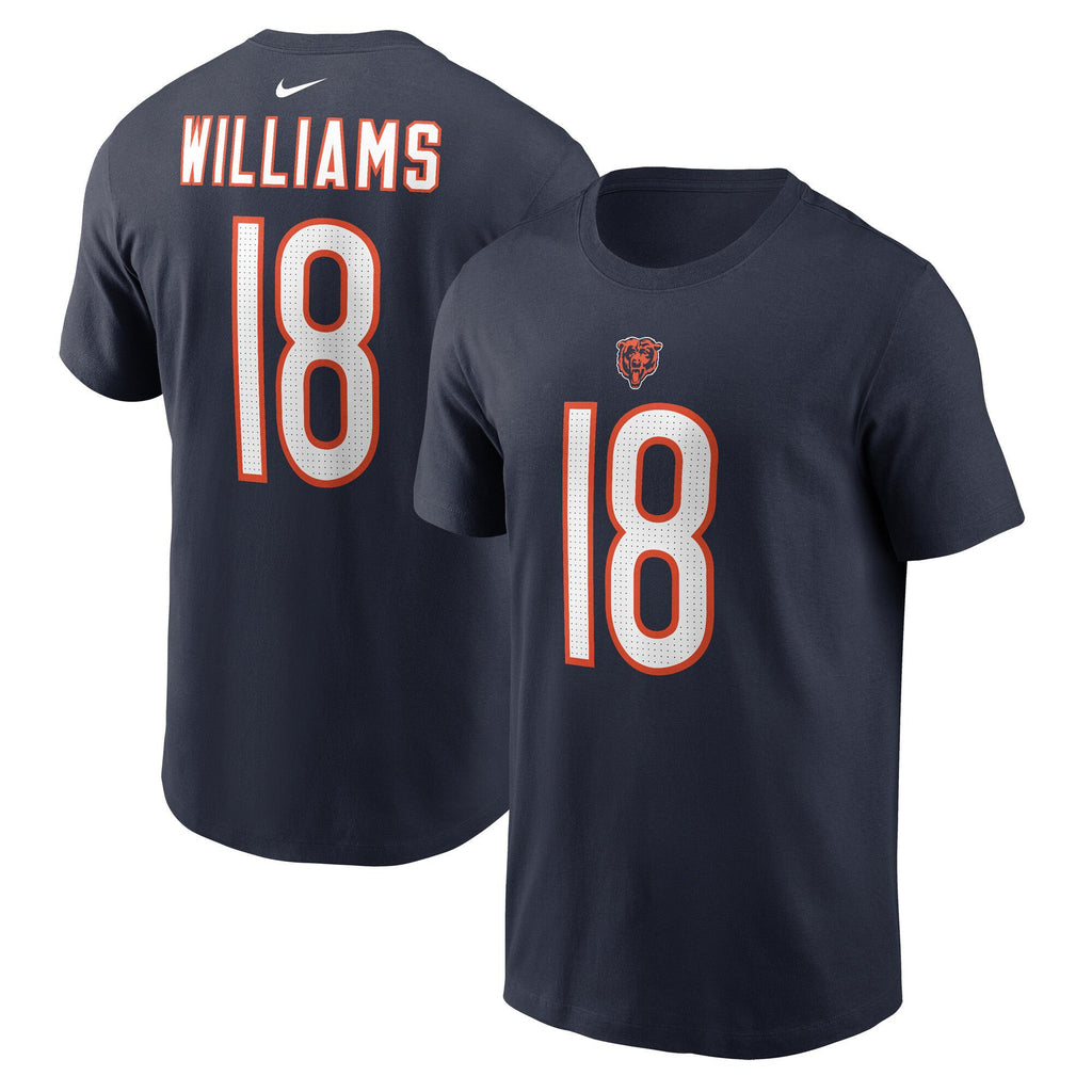Caleb Williams Chicago Bears Nike Men Name & Number T-Shirt product image 1, provided for visual reference and product