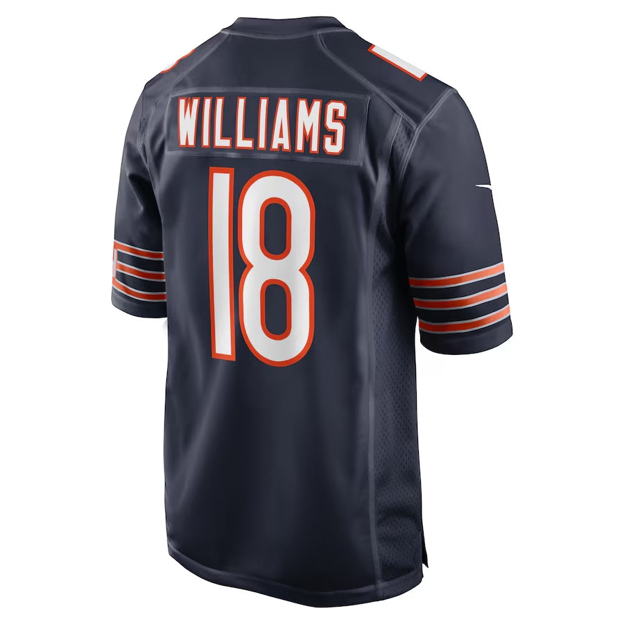 Caleb Williams Chicago Bears Nike Men Navy Game Replica Jersey product image 3, provided for visual reference and product