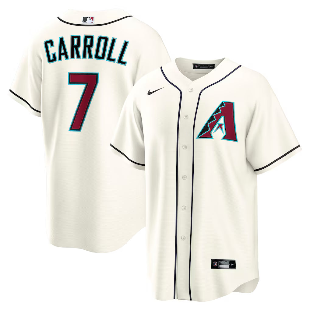 Corbin Carroll Arizona Diamondbacks Home Jersey - Cream product image 1