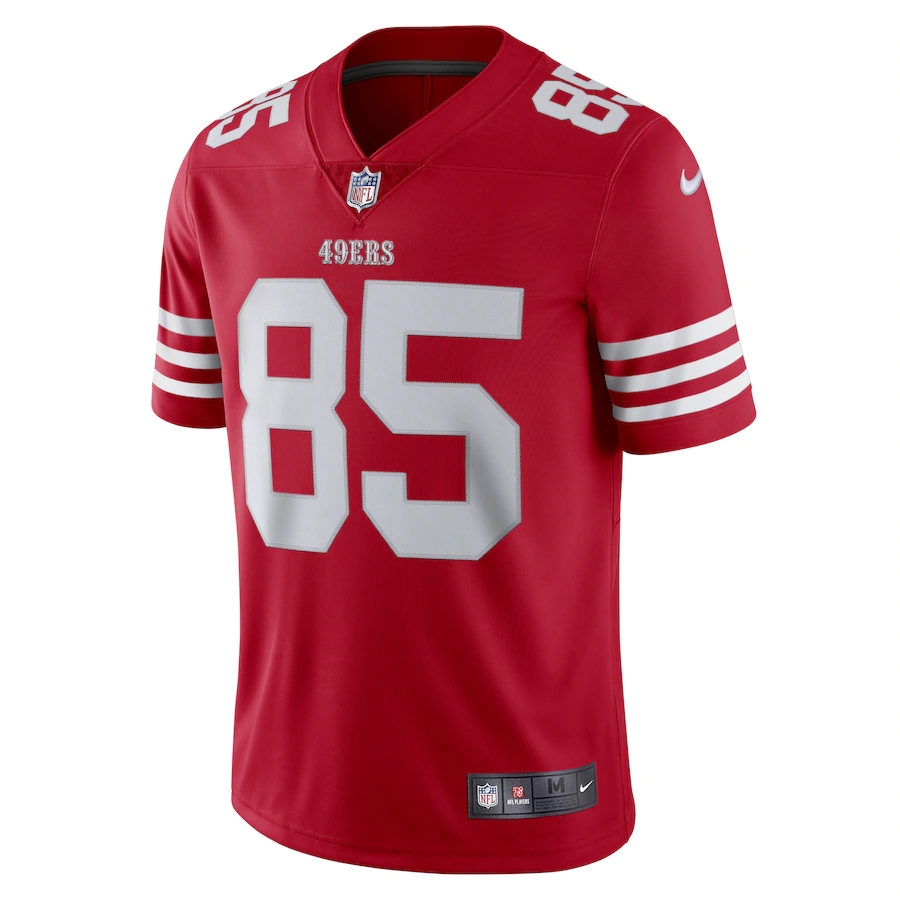 Nike Men San Francisco 49ers George Kittle #85 Vapor Limited Jersey– Scarlet product image 1, provided for visual reference