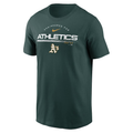 Nike Men Oakland Athletics Team Engineered T-Shirt-Green product image 1, provided for visual reference and product detail