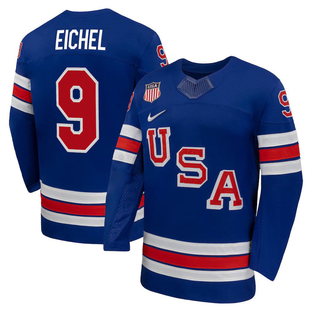 Jack Eichel USA 2026 Olympic Home Jersey - Royal product image 1