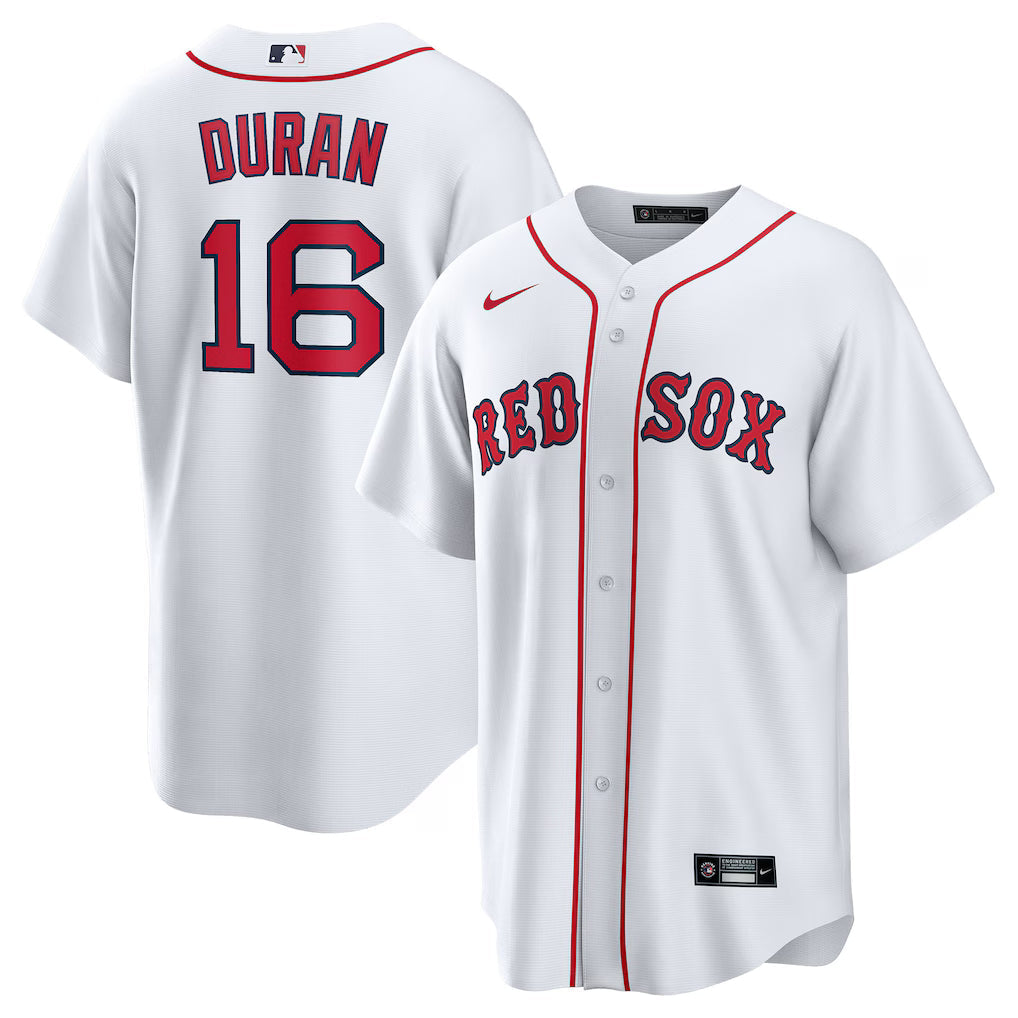 Jarren Duran Boston Red Sox Home Player Jersey - White product image 1