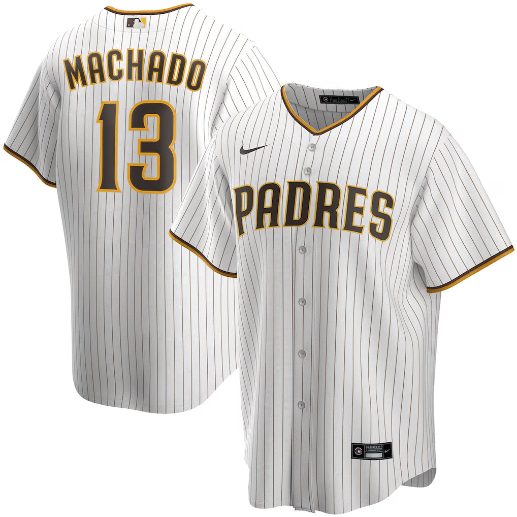 Manny Machado San Diego Padres Home Player Jersey - White product image 1