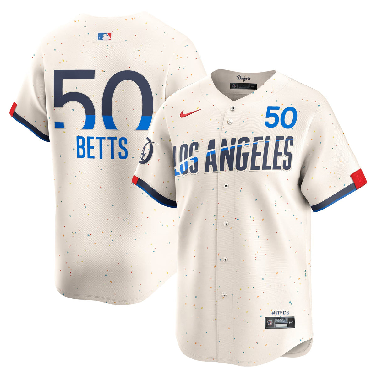 Mookie Betts Los Angeles Dodgers City Connect Player Jersey product image 1