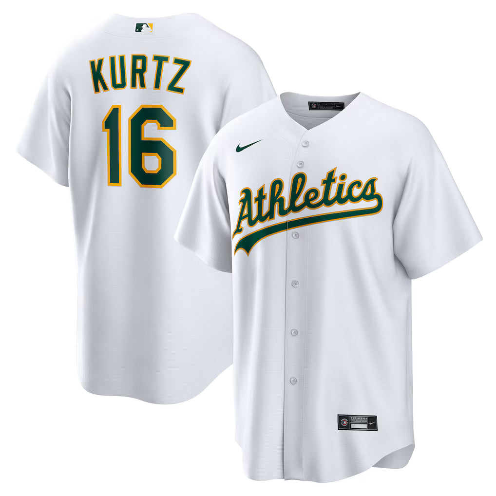 Nick Kurtz Athletics Home Jersey - White product image 1