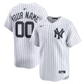 Custom New York Yankees Home Limited Jersey - White product image 1