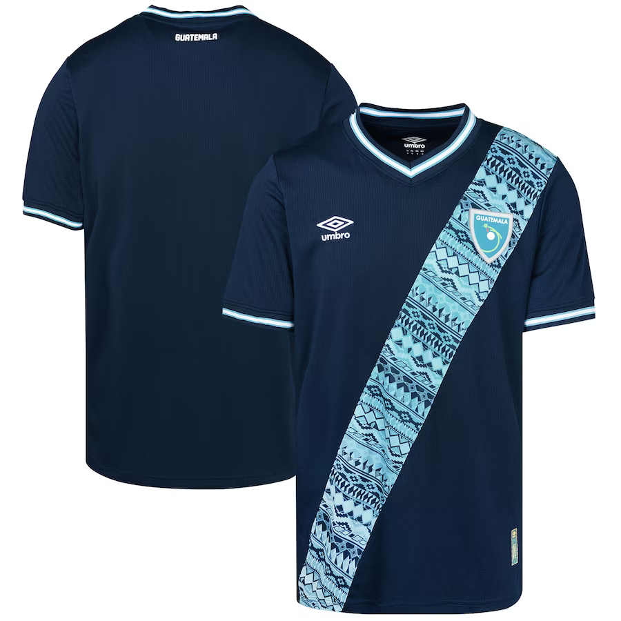 Umbro Guatemala National Team Away Replica Jersey 2023-Navy product image 3, provided for visual reference and product