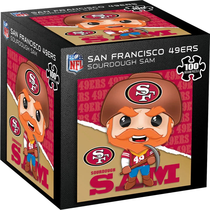 San Francisco 49ers Mascot 100 Piece Jigsaw Puzzle-Sourdough Sam product image 3, provided for visual reference and product