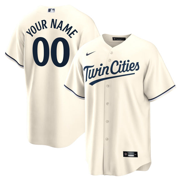 Custom Minnesota Twins Alternate Jersey - Cream product image 1