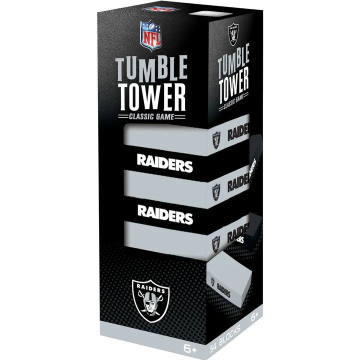 Las Vegas Raiders Tumble Tower product image 1, provided for visual reference and product detail review