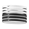 Nike Flex Headbands 6-Pack -Black/White product image 1, provided for visual reference and product detail review
