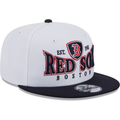 New Era Boston Red Sox Crest 9FIFTY Snapback Hat - White product image 1, provided for visual reference and product detail
