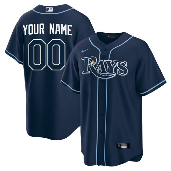 Custom Tampa Bay Rays Devil Jersey - Navy product image 1