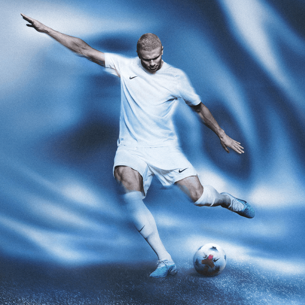 Nike Phantom 6 Low Elite "Erling Haaland" FG Soccer Cleats - Baltic Blue product image 9, provided for visual reference and