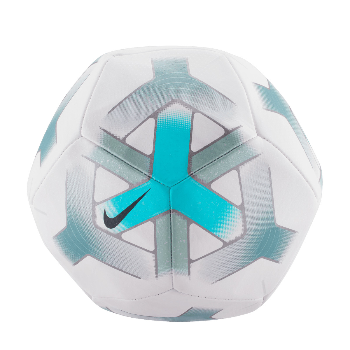 Nike Pitch Soccer Ball - White/Dusty Cactus/Smokey Blue/Black product image 1, provided for visual reference and product