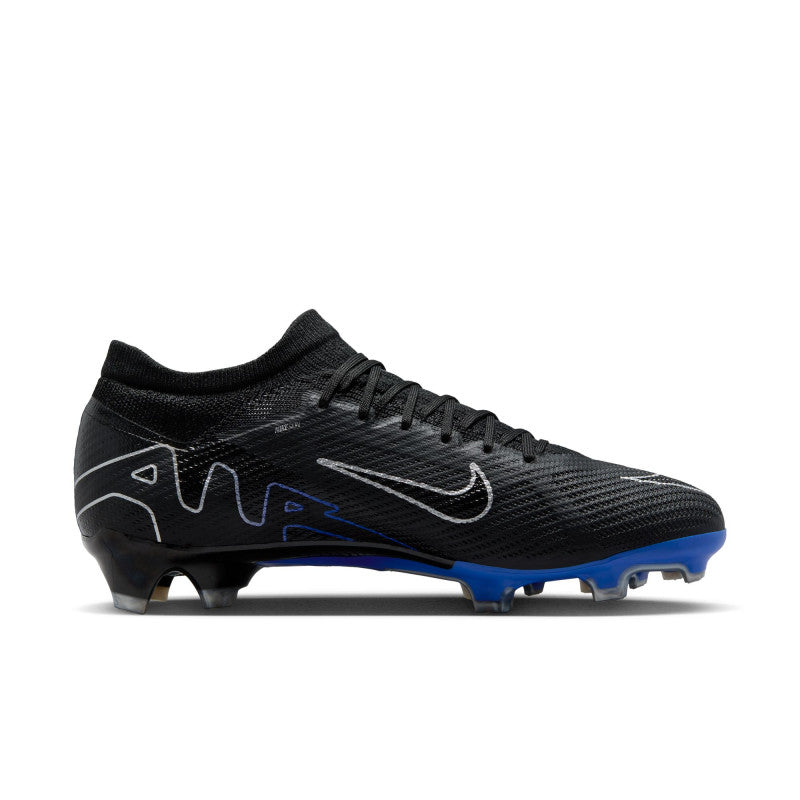 Nike Zoom Mercurial Vapor 15 Pro FG BLK/Blue product image 1, provided for visual reference and product detail review