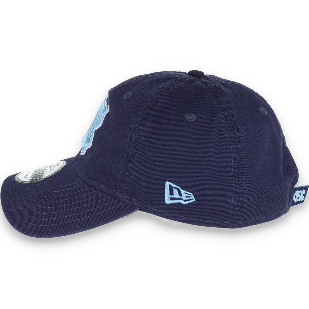 NEW ERA NORTH CAROLINA TAR HEELS CORE CLASSIC 2.0 9TWENTY ADJUSTABLE HAT-Blue product image 3, provided for visual reference
