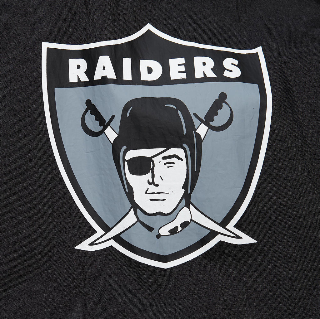Mitchell & Ness Oakland Raiders Team OG 2.0 Anorak Windbreaker Vintage Logo Jacket product image 3, provided for visual