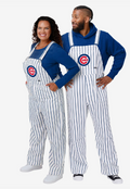 Chicago Cubs Pinstripe Overalls product image 1, provided for visual reference and product detail review