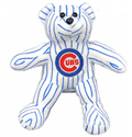 Chicago Cubs Pinstripe Solid Bear product image 1, provided for visual reference and product detail review