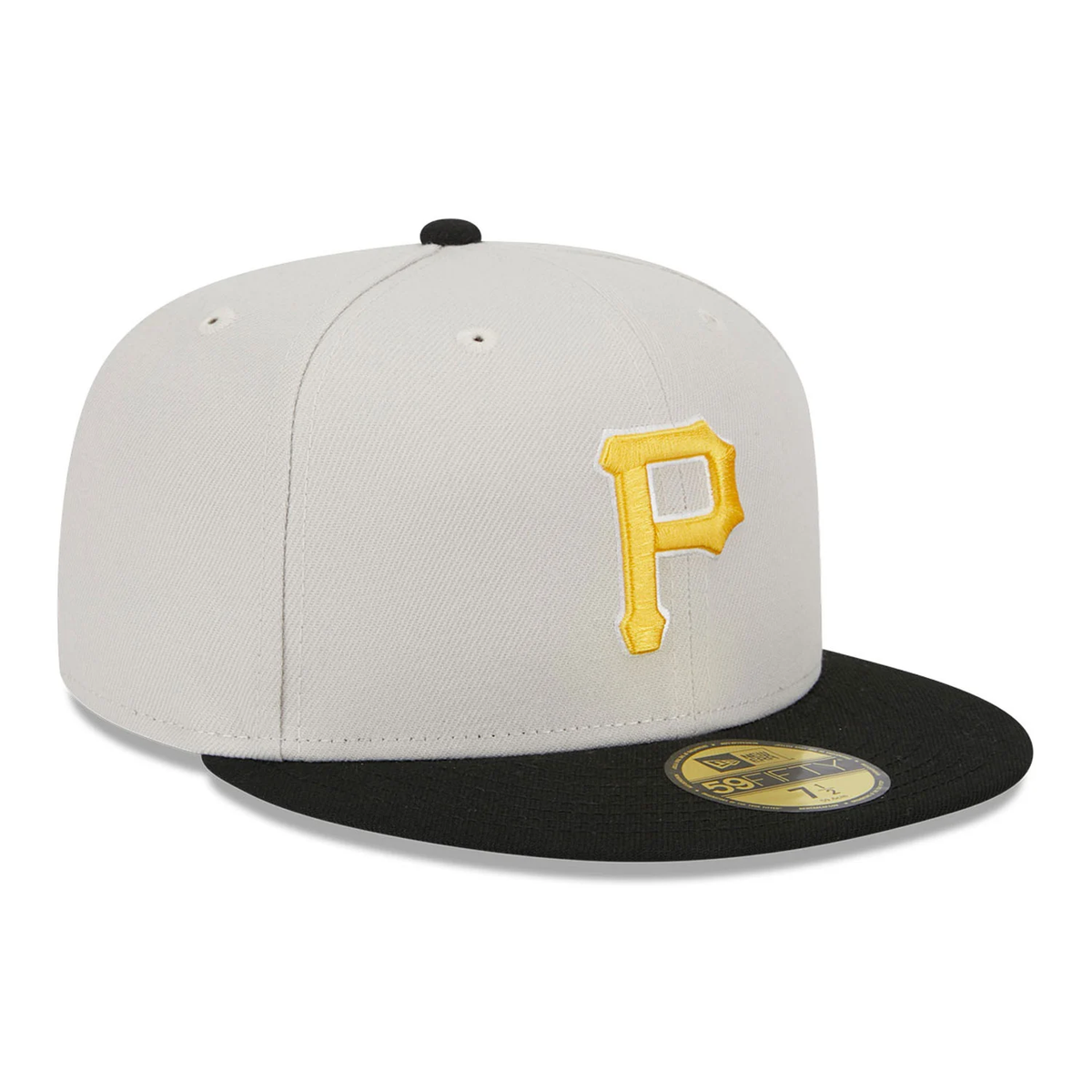 New Era Pittsburgh Pirates Varsity Letter Stone 59FIFTY Fitted Cap product image 3, provided for visual reference and
