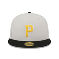 New Era Pittsburgh Pirates Varsity Letter Stone 59FIFTY Fitted Cap product image 1, provided for visual reference and
