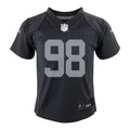 Nike Preschool Las Vegas Raiders Maxx Crosby Game Jersey - Black product image 1, provided for visual reference and product