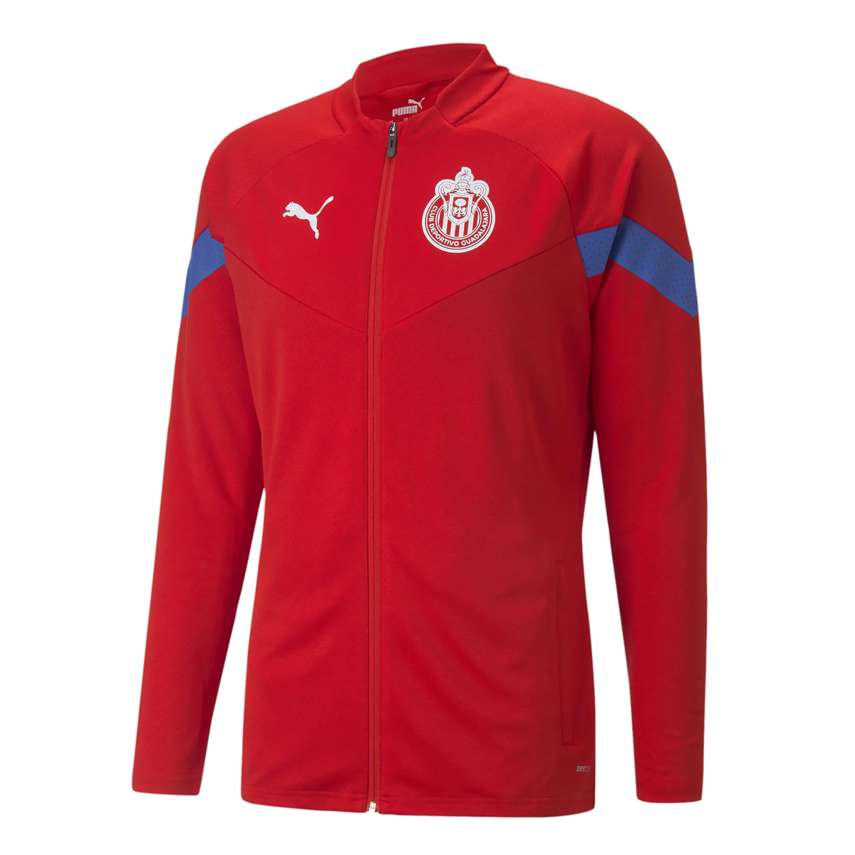 PUMA Men CHIVAS TRAINING JACKET-Red product image 1, provided for visual reference and product detail review