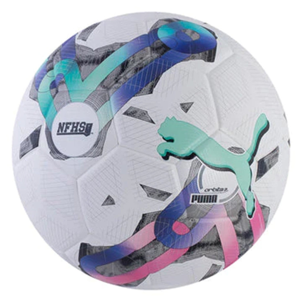 Puma Orbita 3 FIFA Quality NFHS Soccer Ball - White product image 1, provided for visual reference and product detail review