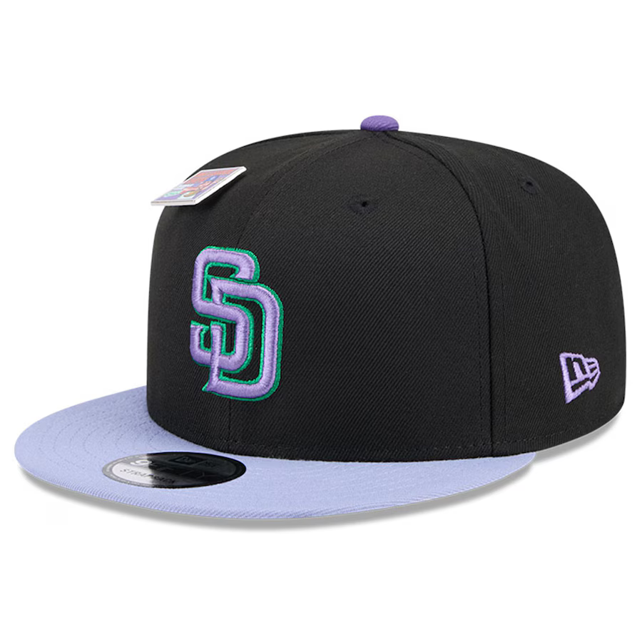 New Era San Diego Padres Grape Big League Chew Flavor Pack 9FIFTY Snapback Hat product image 3, provided for visual