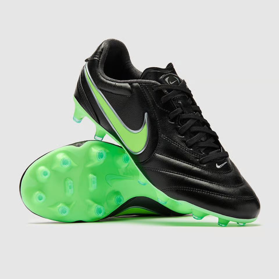 Nike Tiempo Ligera Pro FG- Black/illusion Green-black product image 1, provided for visual reference and product detail