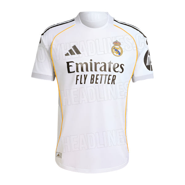 Adidas Men Real Madrid Home Stadium Jersey 25/26 product image 1, provided for visual reference and product detail review