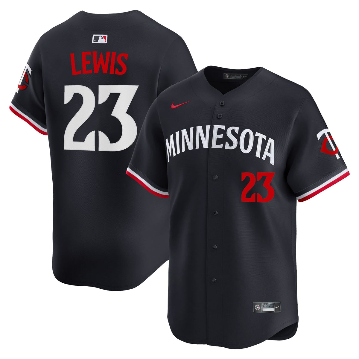 Royce Lewis Minnesota Twins Alternate Jersey - Navy product image 1