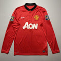 Adidas Manchester United LONG SLEEVE 13/14 HOME vintage collectors product image 1, provided for visual reference and
