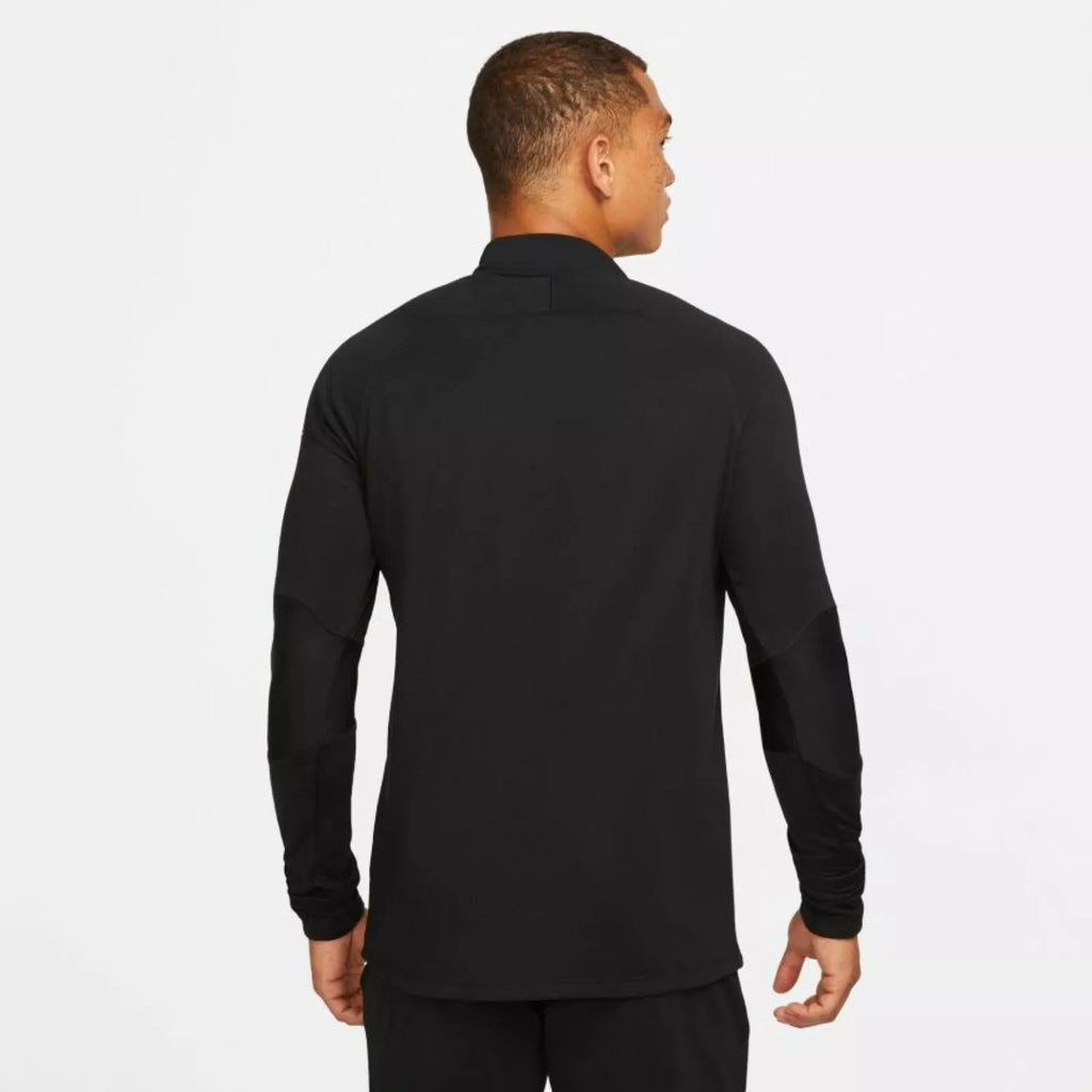 Nike Men Therma-FIT Academy Winter Warrior Soccer Drill Top-Black product image 2, provided for visual reference and product