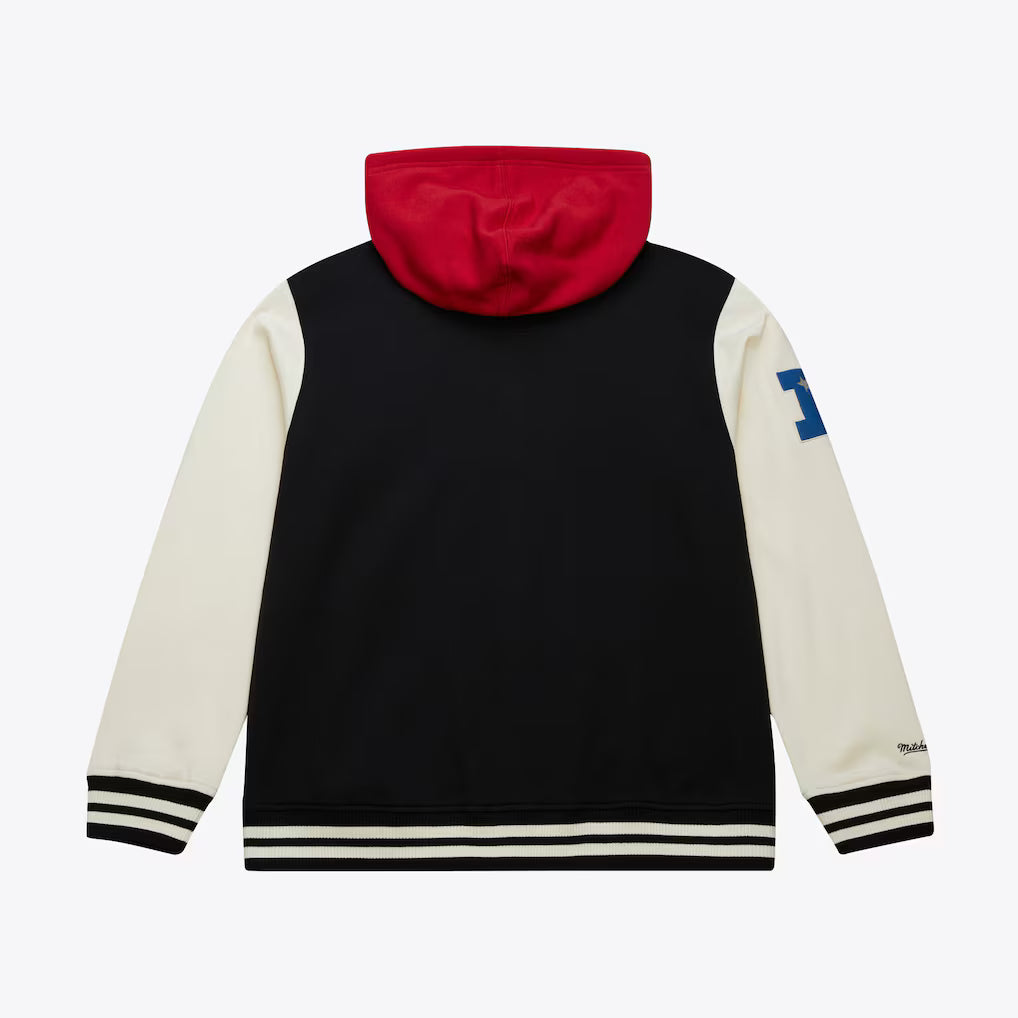 Mitchell & Ness Youth San Francisco 49ers Court Side Fleece Jacket product image 5, provided for visual reference and