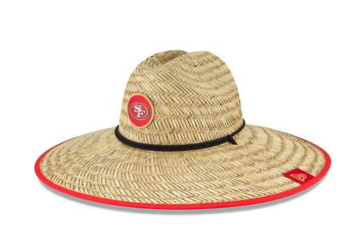 New Era San Francisco 49ers Training Camp Straw Hat - Natural product image 1, provided for visual reference and product