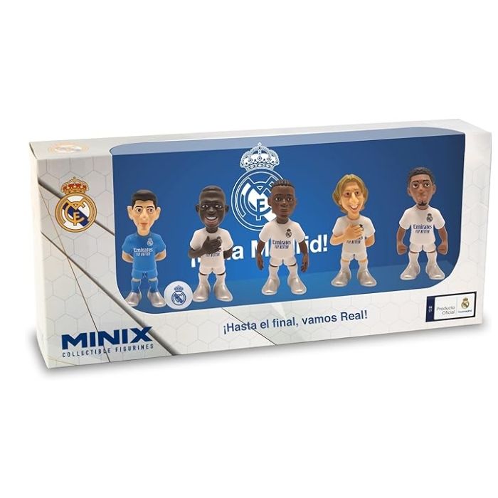 Minix 12CM Real Madrid Collectible Figure 5 Pack product image 1, provided for visual reference and product detail review