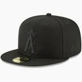 New Era Los Angeles Angels Primary Logo Basic-59FIFTY Fitted Hat-Black/Black product image 1, provided for visual reference