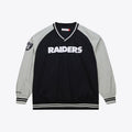 Mitchell & Ness Las Vegas Raiders Nylon Pullover product image 1, provided for visual reference and product detail review