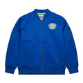 Mitchell & Ness Golden State Warriors Lightweight Satin Bomber Vintage Logo Jacket product image 1, provided for visual