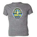 Chicago Sky Snow Heather Granite T-Shirt product image 1, provided for visual reference and product detail review