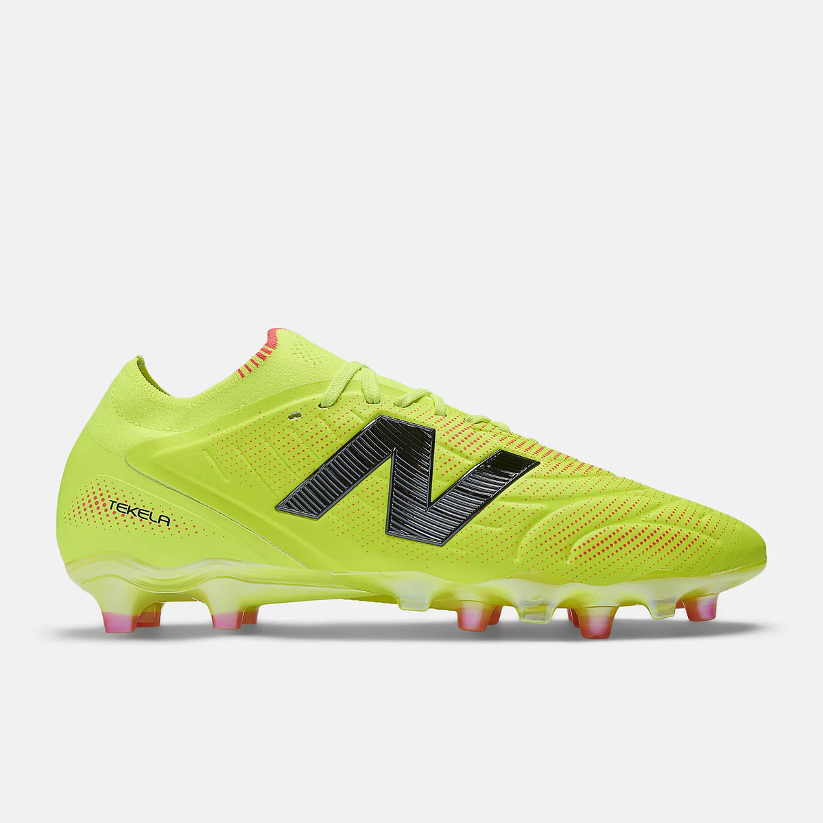 New Balance Tekela Elite Low Laced FG V5 1st Edition- Yellow/Red product image 1, provided for visual reference and product