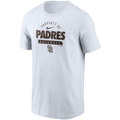Nike San Diego Padres Primetime Property Of Practice T-Shirt-White product image 1, provided for visual reference and