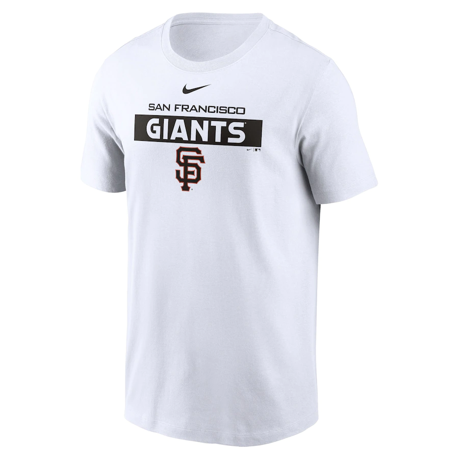 Nike San Francisco Giants Team T-Shirt - White product image 1, provided for visual reference and product detail review