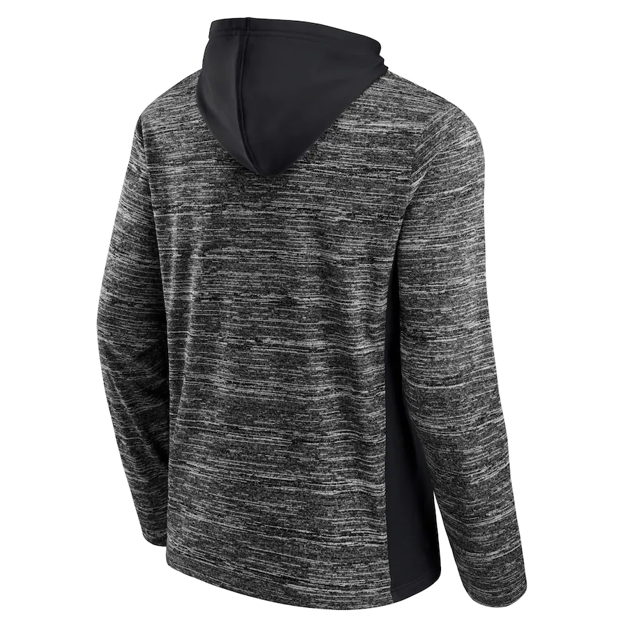 San Francisco Giants Fanatics Branded Instant Replay Color Block Pullover Hoodie - Gray/Black product image 2, provided for