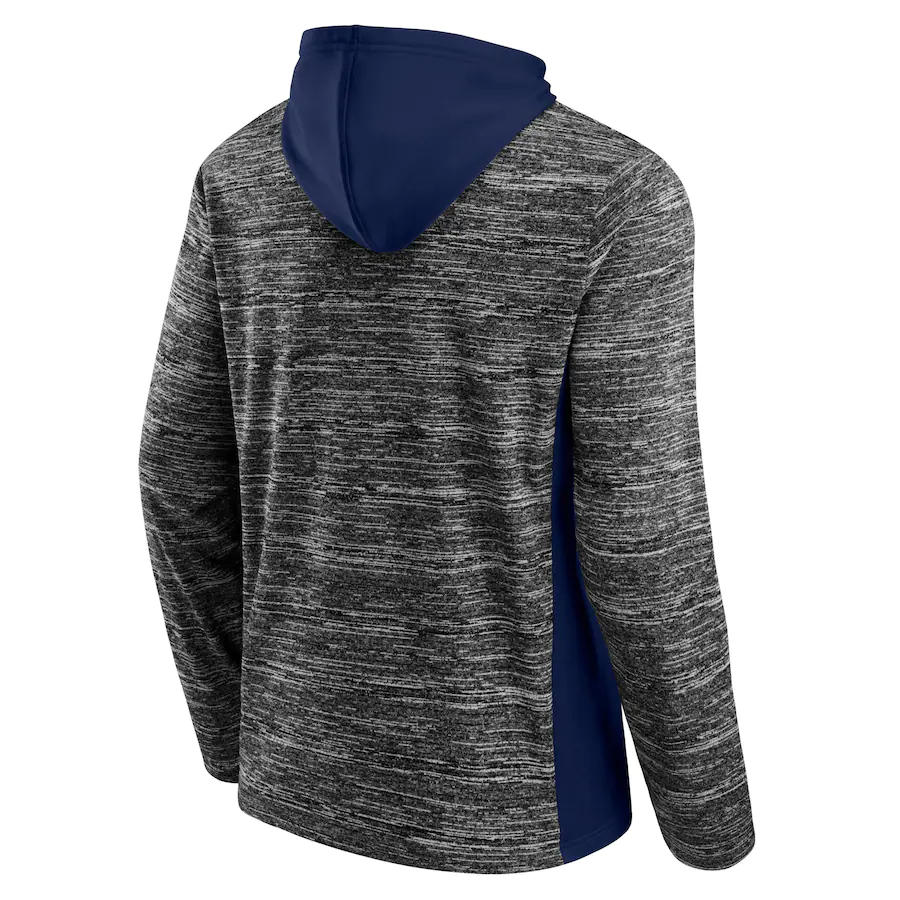 Houston Astros Fanatics Branded Gray/Navy Instant Replay Color Block Pullover Hoodie for Men product image 2, provided for