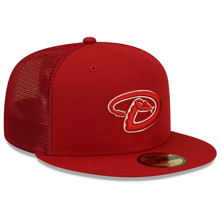 New Era Arizona Diamondbacks 2022 Batting Practice 59FIFTY Fitted Hat - Red product image 3, provided for visual reference